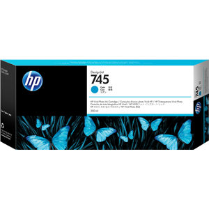 HP 745 Cartouche d'encre Cyan Original F9K03A