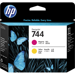 HP 744 Tête d'impression Magenta / Jaune Original F9J87A