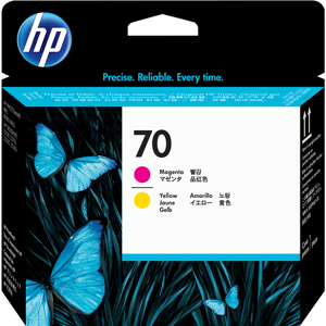 HP 70 Tête d'impression Jaune / Magenta Original C9406A