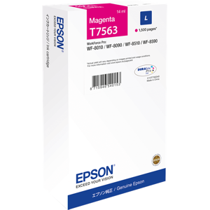 Epson T7563 Cartouche d'encre Magenta Original C13T756340