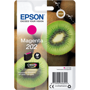 Epson 202 Cartouche d'encre Magenta Original C13T02F34010