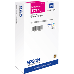 Epson T7543 XXL Cartouche d'encre Magenta Original C13T754340