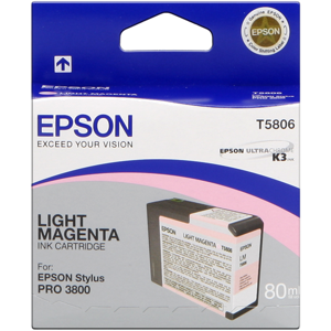 Epson T5806 Cartouche d'encre Magenta (brillant) Original C13T580600