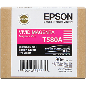 Epson T580A Cartouche d'encre Magenta Original C13T580A00