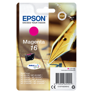 Epson 16 Cartouche d'encre Magenta Original C13T16234012