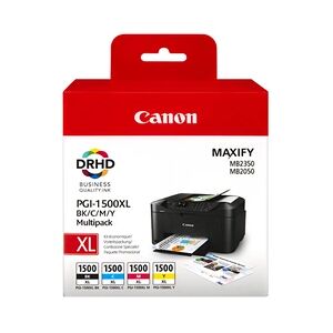 Canon PACK PGI-1500 NOIR ET COULEURS XL - Publicité