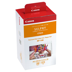 Canon PAPIERS PHOTO 108 TIRAGES 100 X 148MM + 2 CASSETTES - Publicité