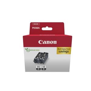 Canon PGI-35 Twin Pack de 2 Cartouches (2X Noir) Certifié (Carton Recyclable 2024) - Publicité