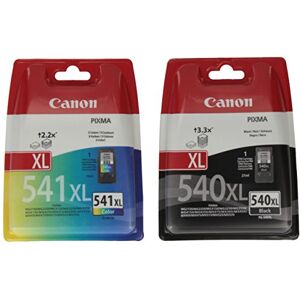 Canon PG540XL-CL541XL 2 Cartouches d'encre avec Puce pour Imprimante Pixma MG3550 Noir/Couleur - Publicité