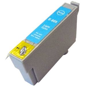 Compatible Epson Stylus Photo RX585, Cartouche d'encre pour C13T08054010 - Cyan clair