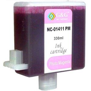 Compatible Canon W 7200, Cartouche d'encre pour 7579A001AA - Photo magenta