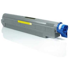 Compatible Oki C 910DTN, Toner pour C910 - Jaune