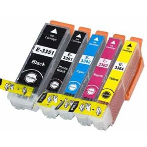 Compatible Epson Numero 35 / 35XL / T35 - Cadenas, Pack cartouches Epson T3357 - 5 couleurs