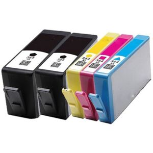 Compatible HP Photosmart C5324, Pack cartouches pour N9J74AE - 4 couleurs