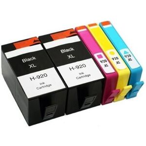 Compatible HP OfficeJet 7500A WIDE FORMAT, Pack cartouches pour CD972AE - 4 couleurs