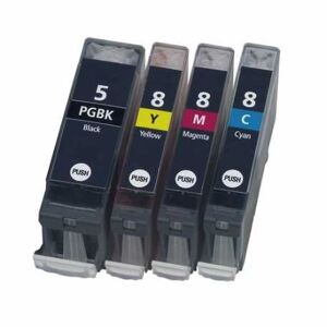 Compatible Canon iP 3300, Pack cartouches Canon PGI5/CLI8 - 4 couleurs