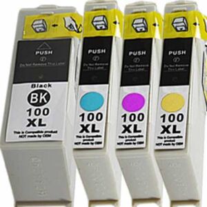 Compatible Lexmark 100XL - Pack 4 cartouches Haute capacite - 4 couleurs