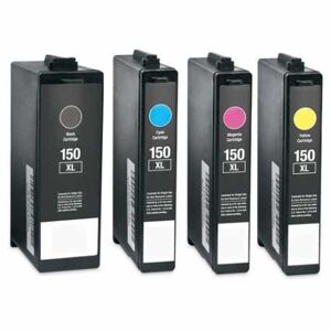 Compatible Lexmark 150XL - Pack de 4 cartouches - Haute capacite - 4 couleurs