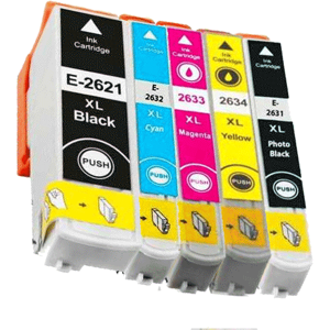 Compatible Epson Expression Premium XP-710, Pack cartouches pour T2636 - 5 couleurs - Publicité