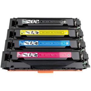 Compatible HP Color LaserJet CM2323, Pack toners pour CC530A/CC531A/CC532A/CC533A - 4 couleurs