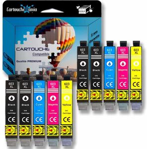 Compatible Epson Numero 603 / 603XL - Etoile de mer, Pack cartouches Epson C13T03A94010/C13T03A64010 - 4 couleurs