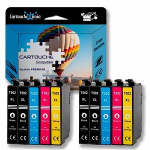 Compatible Epson Numero 502 / 502XL - Jumelles, Pack cartouches Epson C13T02W64010 - 4 couleurs