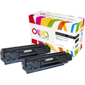 Owa Pack 2 toners Owa compatibles HP 78A - CE278AD noirs pour imprimante laser