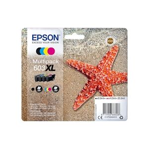 Epson 603XL Pack de 4 Cartouches d'Encre ORIGINALEES - C13T03A64010