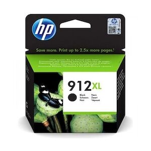 HP 912XL Cartouche d'encre noire grande capacité authentique (3YL84AE) pour OfficeJet 8010 series/ OfficeJet Pro 8020 series HP