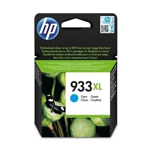 HP 933XL Cartouche d'encre cyan grande capacité authentique (CN054AE) pour OfficeJet 6100/6600/6700/7100/7510/7610 HP