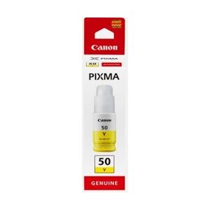 Canon Bouteille d'encre - CANON - GI-50Y- Jaune - Compatibilité PIXMA MegaTank - (3405C001) Canon