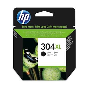 HP 304XL Noir Cartouche d'encre ORIGINALE - N9K08AE