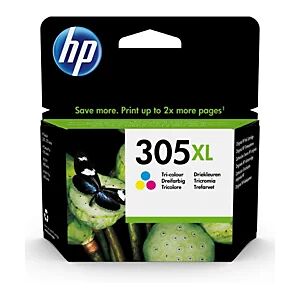 HP 305XL Cartouche d'encre authentique grande capacité 3YM63AE - 3 couleurs - Publicité