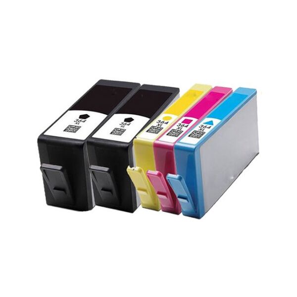 Compatible HP Photosmart 5520, Pack cartouches pour N9J74AE - 4 couleurs