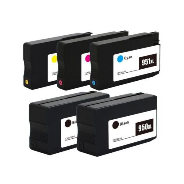 Compatible HP OfficeJet Pro 8610, Pack cartouches HP C2P43AE - 4 couleurs