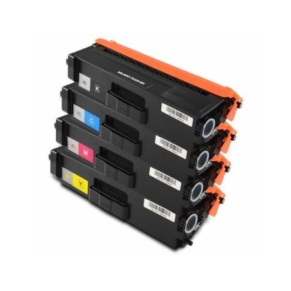 Compatible Brother HL L8250CDN, Pack toners pour TN326 - 4 couleurs