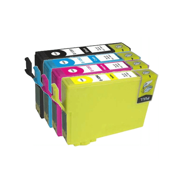 Compatible Epson Numero T128 - Renard, Pack cartouches Epson C13T12854010 - 4 couleurs