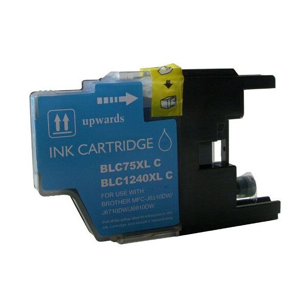 Compatible Brother mfc J6910DW, Cartouche d'encre pour LC-1240C - Cyan