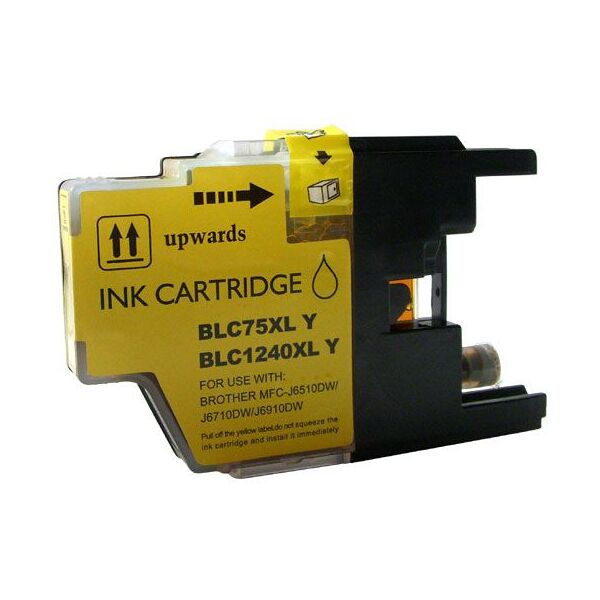 Compatible Brother mfc J6910DW, Cartouche d'encre Brother LC1240 - Jaune