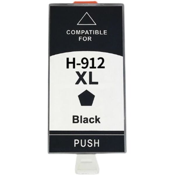 Compatible HP Numero 912 / 912XL, Cartouche d'encre HP 3YL84AE THC - Noir