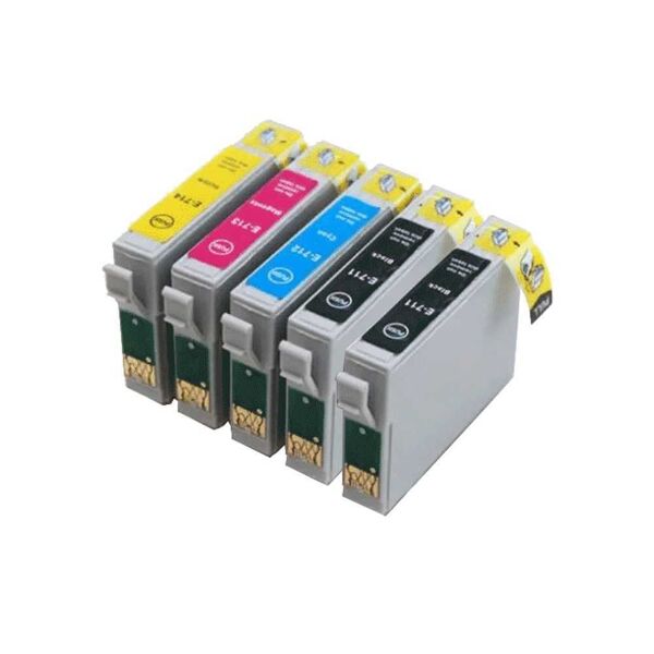 Compatible Epson Stylus SX515W, Pack cartouches Epson T0711/T0712/T0713/T0714 - 4 couleurs