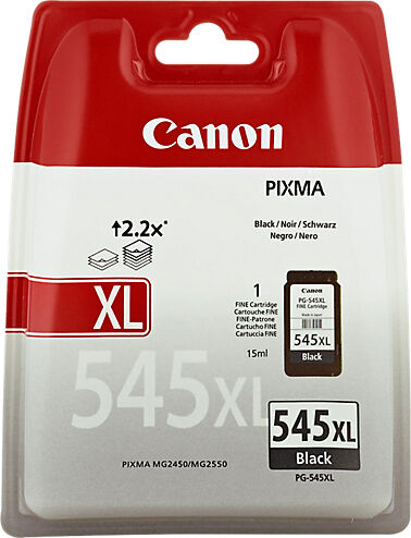 Canon Cartouche jet d'encre Canon D'origine PG-545XL Noir