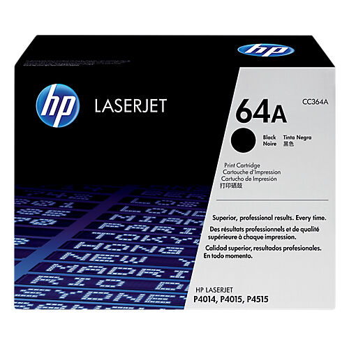 HP Toner HP D'origine 64A Noir CC364A