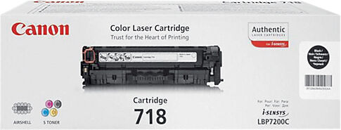 Canon Toner Canon D'origine 718BK Noir Noir