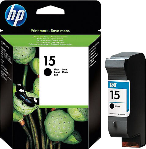 HP Cartouche jet d'encre HP D'origine 15 Noir C6615DE