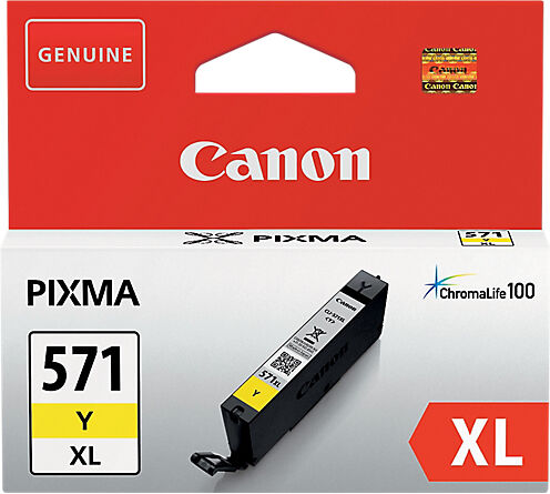 Canon Cartouche jet d'encre Canon D'origine CLI-571Y XL Jaune