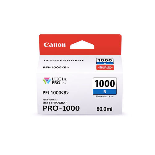 CANON Cartouche encre Bleu PFI-1000 B Canon 80 ml