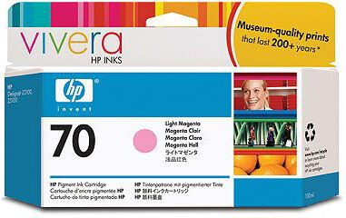 HP C9455A Encre Magenta Clair HP N°70 130ml