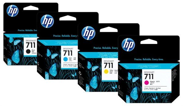HP Pack Cartouches Encres pour HP T520 et T120