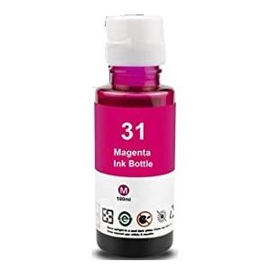 Italy's Cartridge inchiostro gt-31m magenta 1vu27ae serbatoio flacone compatibile ink dye per hp smart tank 513,455,457,555,559,570 gt31 90ml